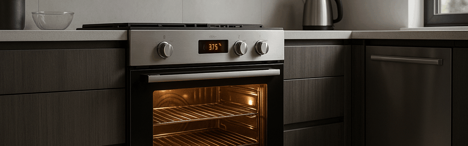 four électrique en marche dans une cuisine